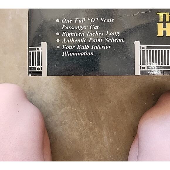 Orange and Black Model Train Car - Picture 6 of 6